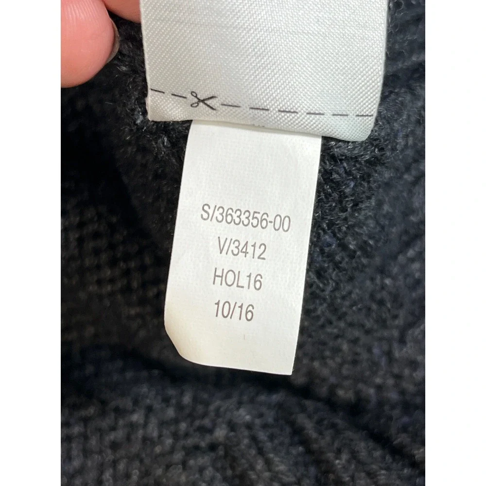Banana‎ Republic Mens Gray Shawl Collar Cardigan Sweater Large Cobain Grandpa